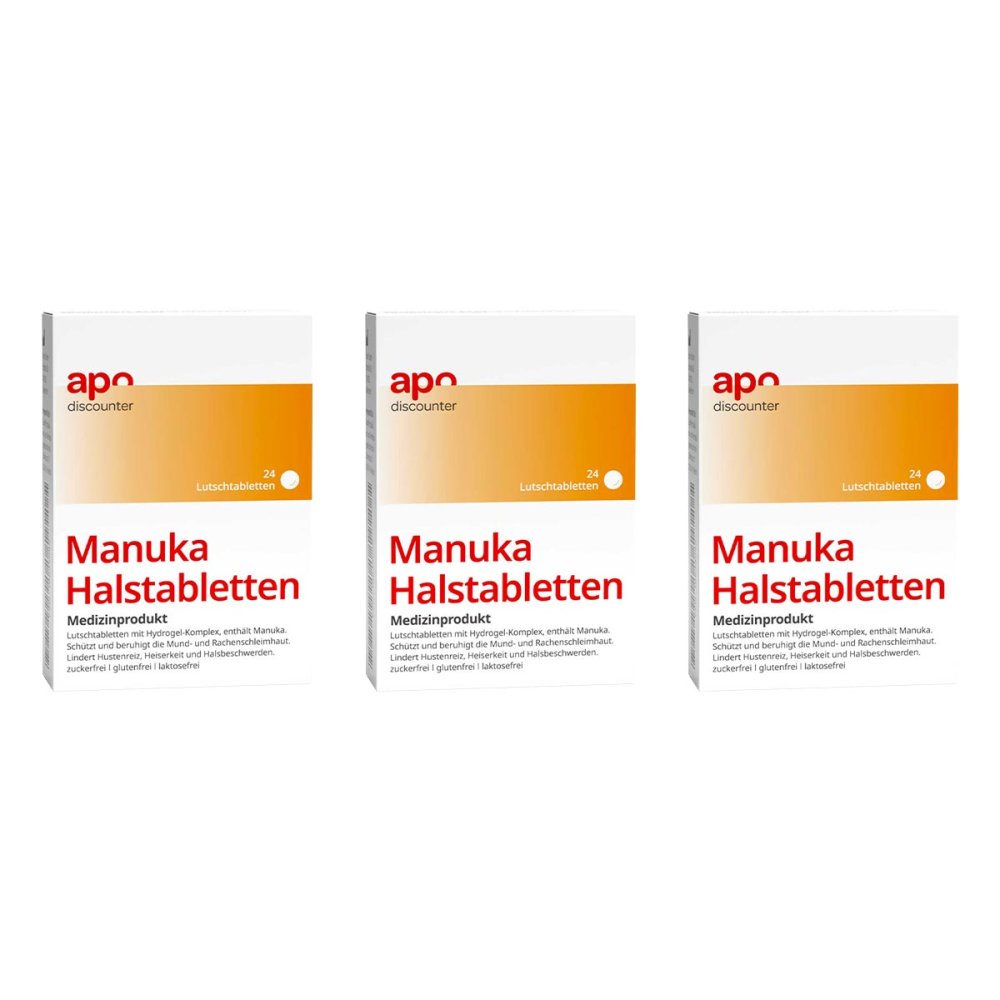 Nutrin GmbH Manuka Halstabletten zuckerfrei zum Lutschen von apodiscounter 08102525