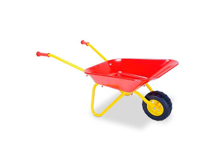 Schubkarre für Kinder Gelb-Rot-Schwarz