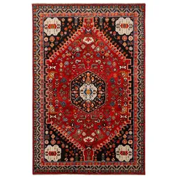 Orientteppich Ghazni Gashgai 140 x 200 cm Wolle Rot