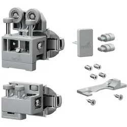 Hettich, Zubehör Türbeschlag, Beschlagset mittel WingLine L m. Schliessautomatik re gr