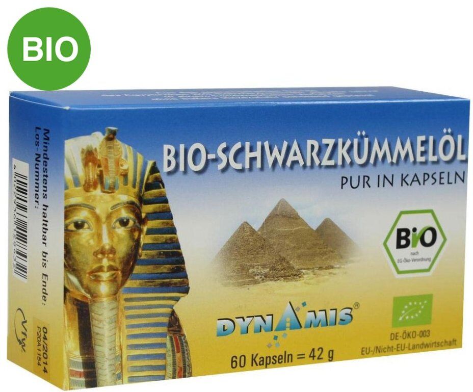 Dynamis Ägyptisches Schwarzkümmelöl Bio PUR Kapseln