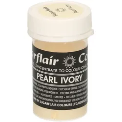 Perlmutt-Gel-Farbe Ivory Pastell 25 g