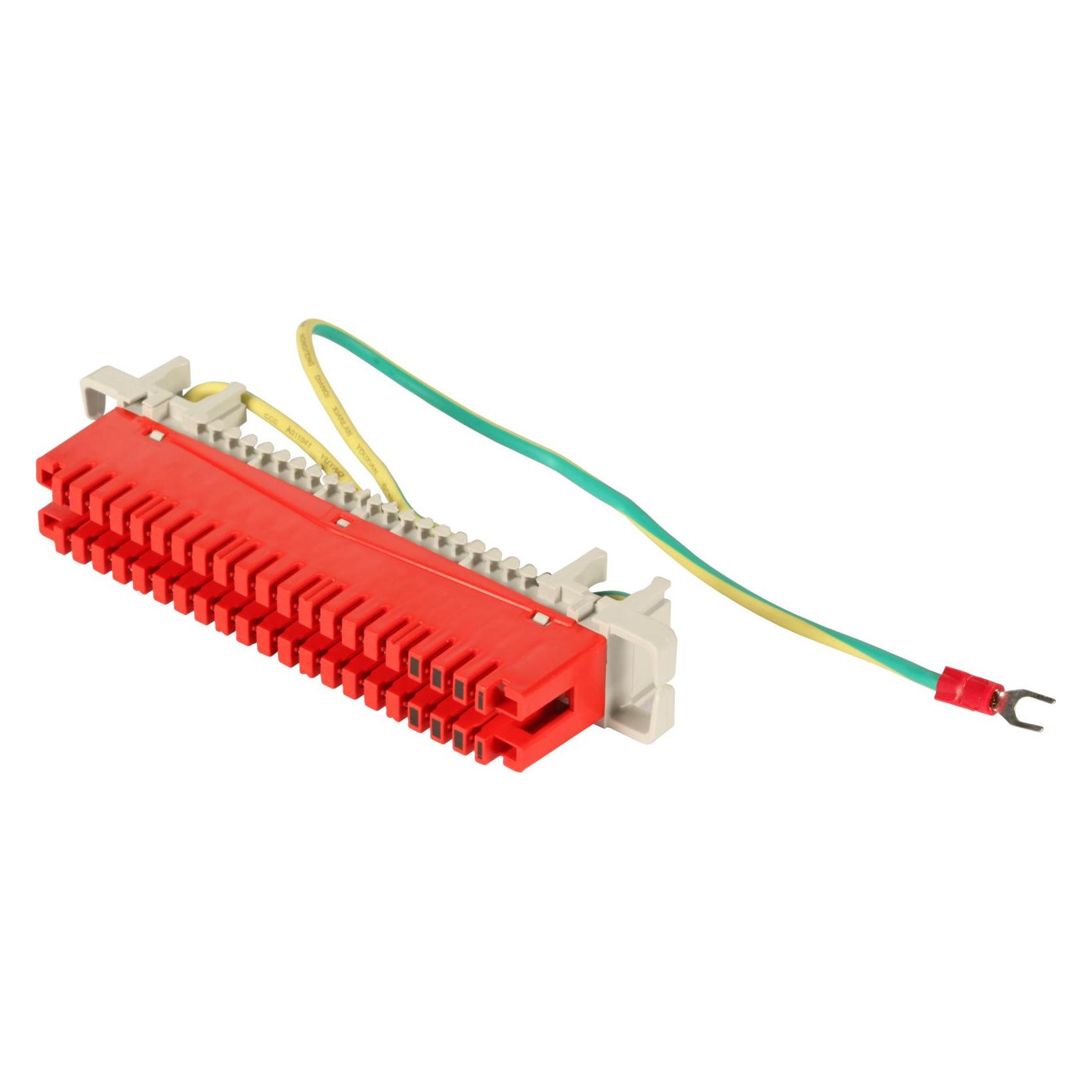 EFB Elektronik LSA-Erdungsdrahtleiste 2/3434polig für Rundstangenmontage (46007.2)