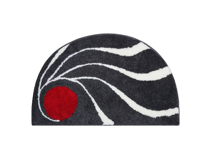 Tapis de bain Colani 18 50 x 80cm Noir/Anthracite
