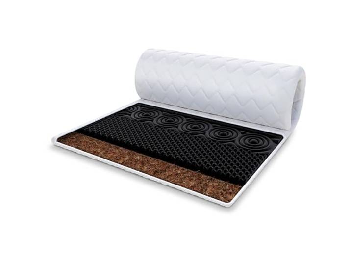 FDM Matratzentopper Nero KOKOS Matratze Topper 160x200 cm Härtegrad H3 Höhe ca. 6 cm profilierter HR-Schaum Kokos Allergiker Geeignet Öko-Tex