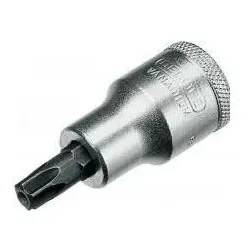 Gedore, Steckschlüssel + Stecknuss, ITX 19 B T60 Schraubendrehereinsatz 1/2" TX Stift T60
