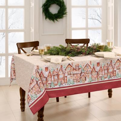 Threadmade Gingerbread Bliss Tablecloth