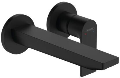 Hansgrohe Rebris E Fertigmontageset 72568670 Unterputz Waschtischarmatur, mit Auslauf 205mm, mattschwarz