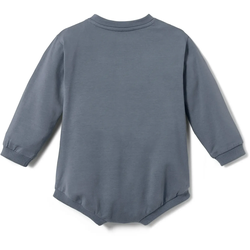 Tchibo - Baby-Sweat-Strampler - Baby - Gr. 50/56 - dunkelblau