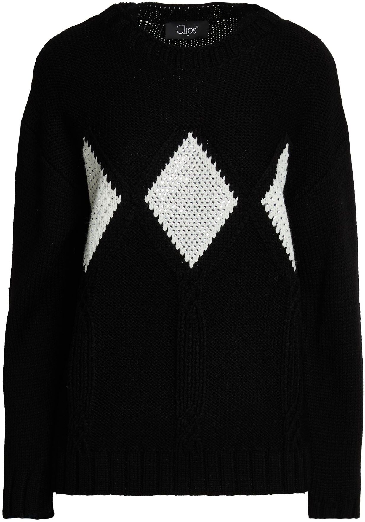 Clips Pullover Mujer Negro 38,42 Mujer