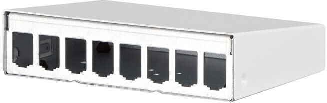 BTR NETCOM Boîtier AP vide module E-DAT 8x rws 130861-0802-E ; Metz Connect (130861-0802-E)