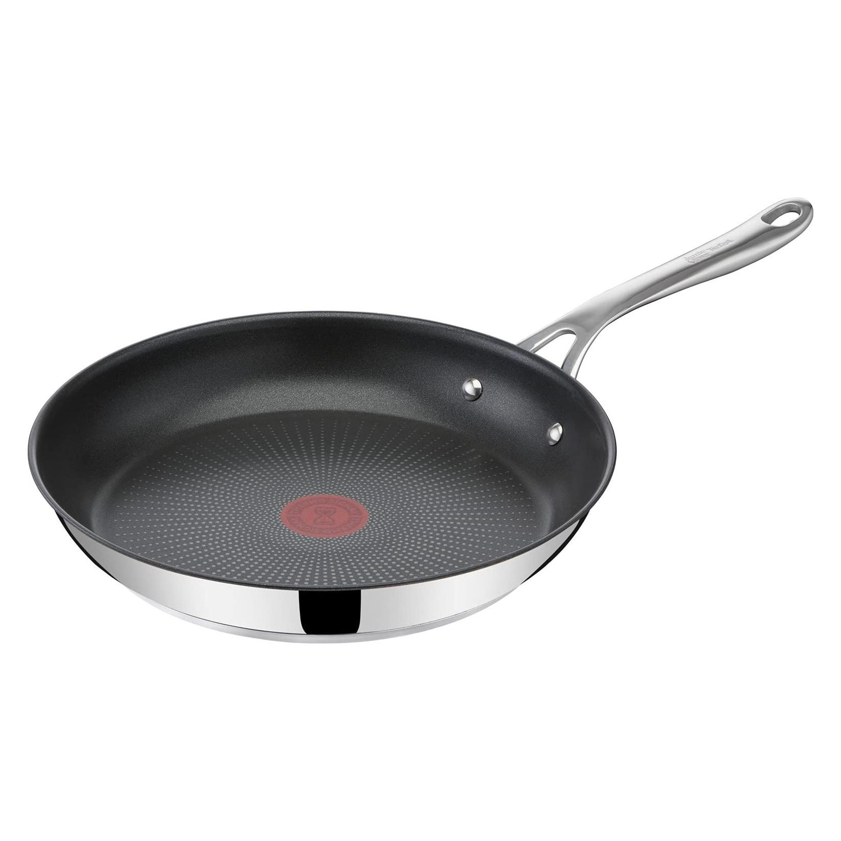 Tefal Jamie Oliver Cook's Direct on (Bratpfanne, Edelstahl, 28 x 5 cm) (E30406)