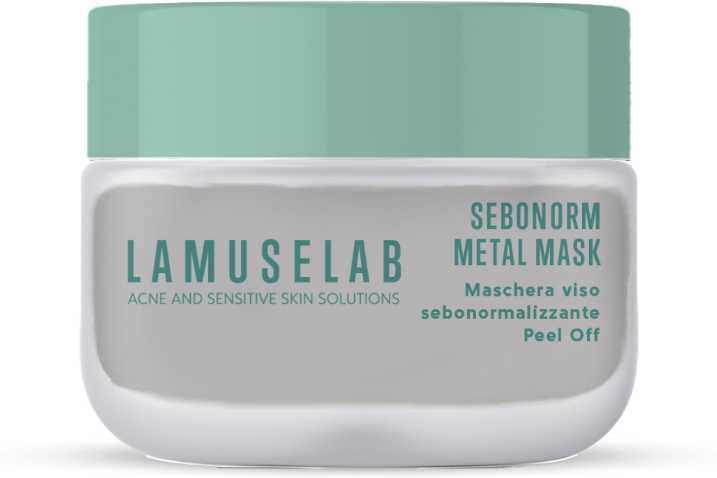Lamuselab Sebonorm Metal Mask Maschera Seboregolatrice 100 ml
