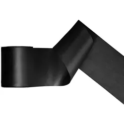 20x Satinband, schwarz, 100mm/25m