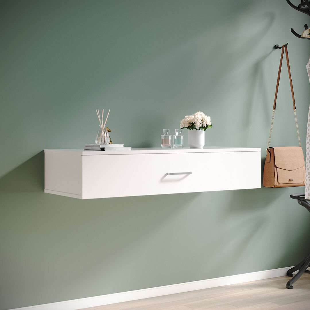17 Stories Dressing Table White 50.8cm H X 254cm W X 92.71cm D