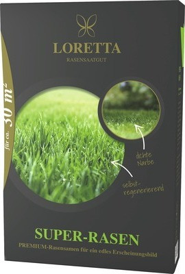 Loretta Super-gazon Grassoortmengsel, 0,6 kg, voor 33 m²