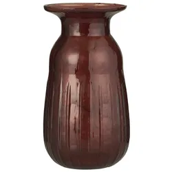 IB Laursen Hyazinthenvase pebbled Glas, Höhe 13.2, Ø 7 cm, coral almond