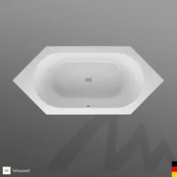 Mauersberger Badewanne „ovata“ 1900 × 850 mm in Edelweiß (matt)