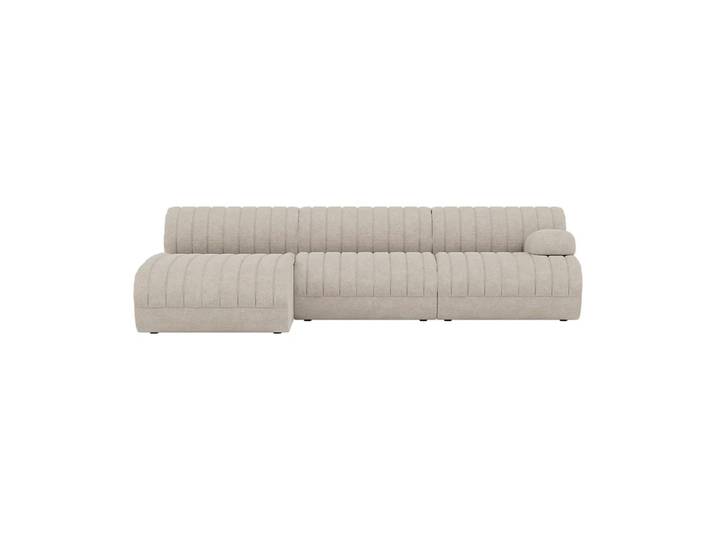 Muuto Coltre Modulsofa Konfiguration 3, Turf-Sand, 3-Sitzer