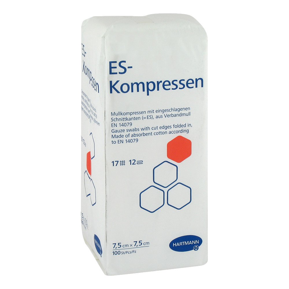 1001 Artikel Medical GmbH Es-kompressen unsteril 7,5x7,5 cm 12fach 00475246