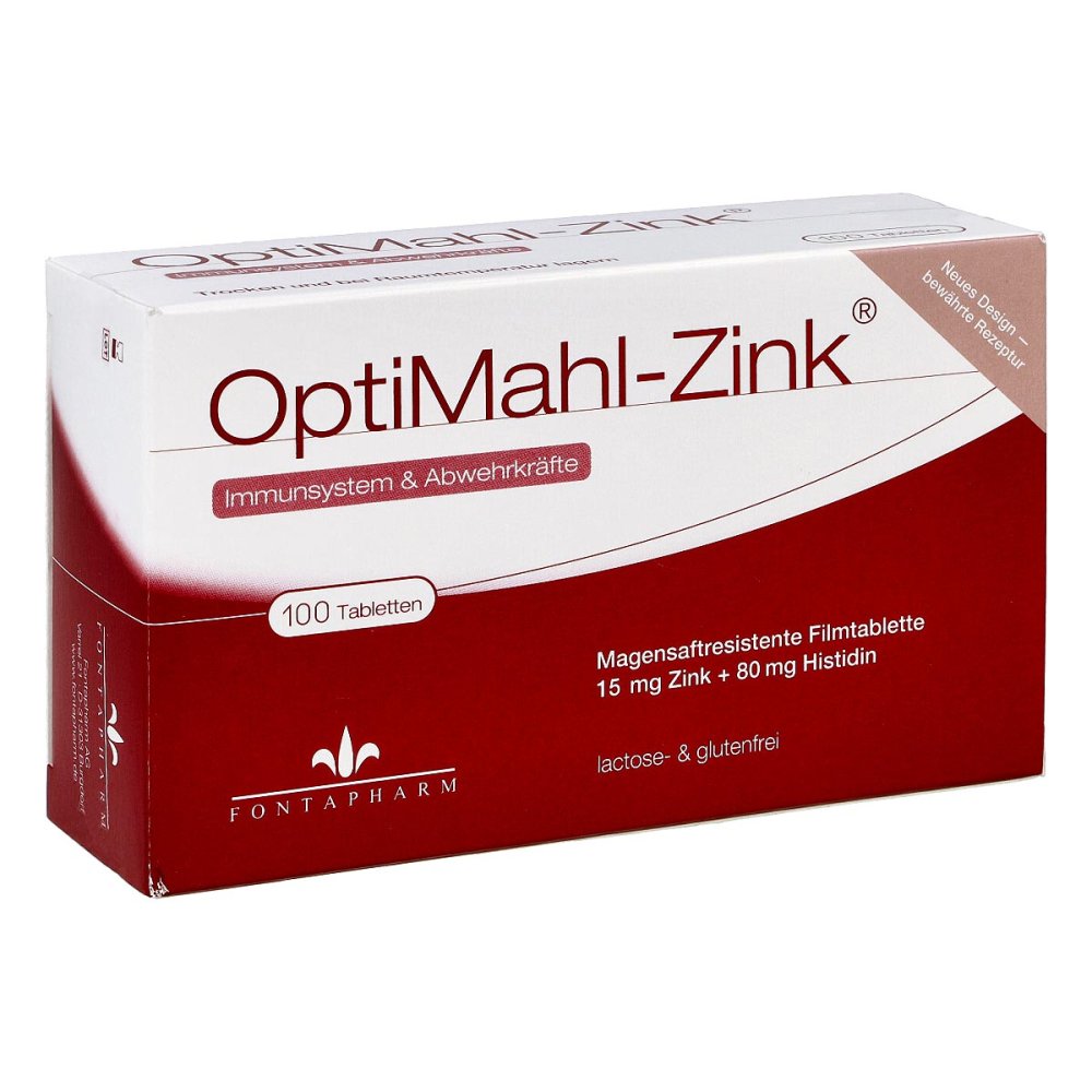 Fontapharm AG Optimahl Zink 15 mg Tabletten 00993797