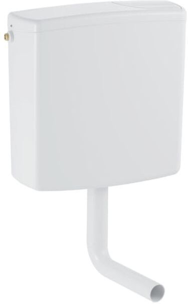 Geberit Ap140 Aufputz-Spülkasten 140314111 tiefhängend, 2-Mengen-Spülung, verschraubter Deckel, weiß