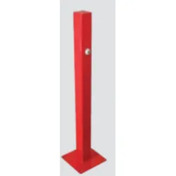 Tousek Metallsäule rot lackiert