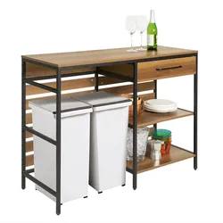KÜCHENINSEL Vintage Braun