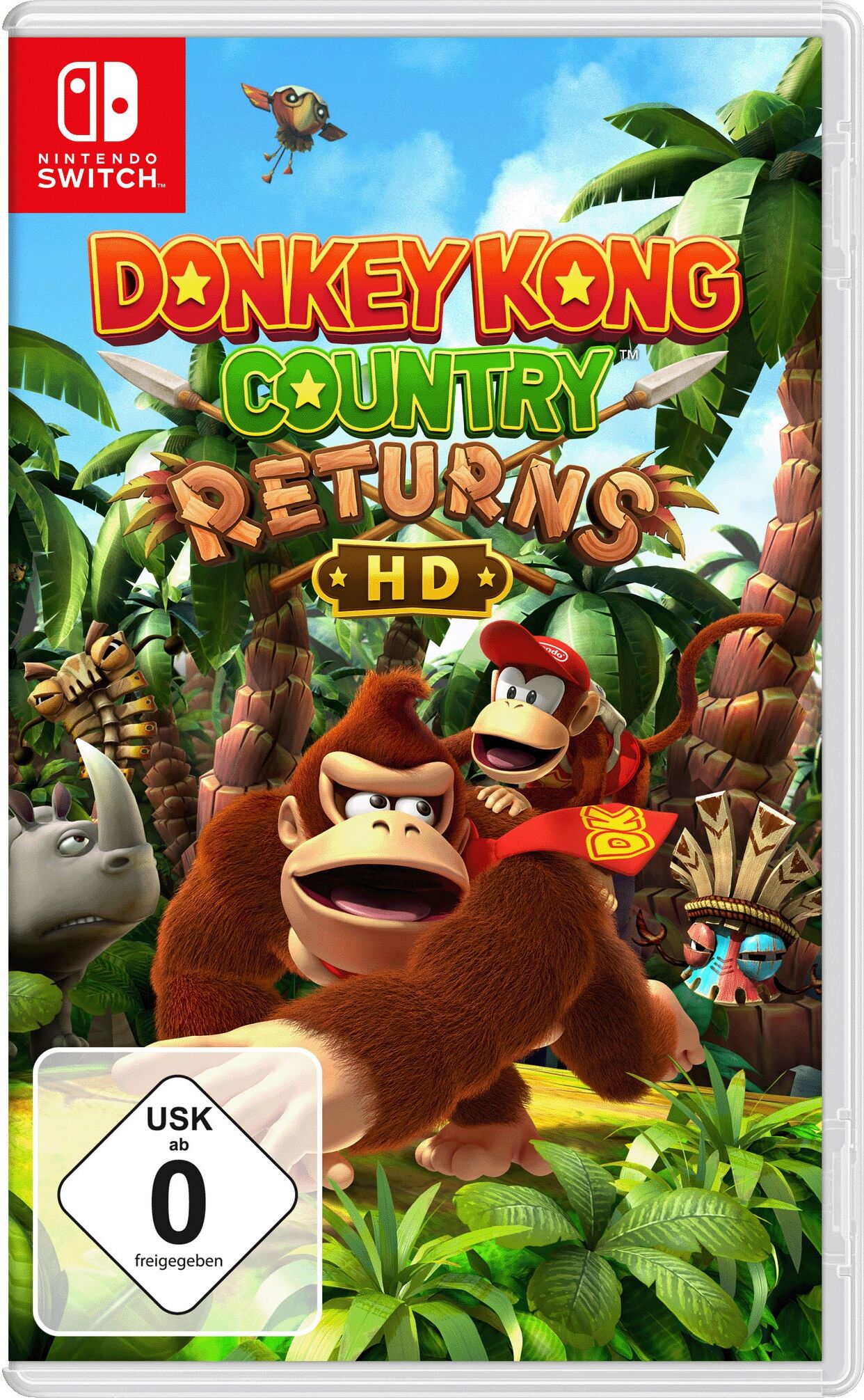 SWITCH Spielesoftware "Donkey Kong Country Returns HD", braun (weiß, neutral), Nintendo Switch, Spielesoftware, Spielesoftware