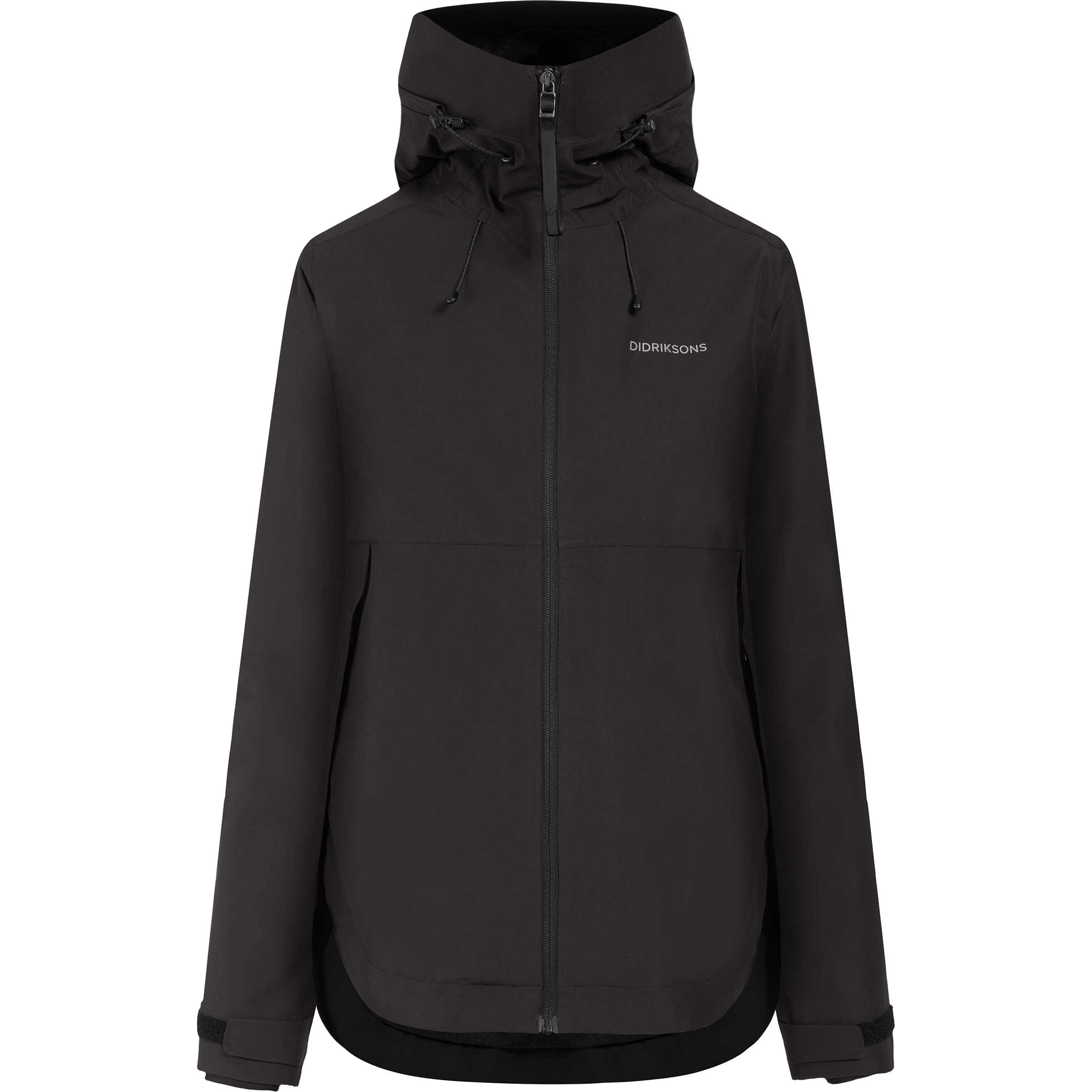 Didriksons Jennie 2 Damen Isolationsjacke schwarz Größe M Trekking Winddicht Wasserabweisend