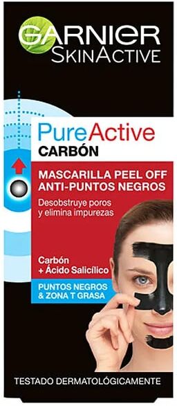 Garnier Pure Active Carvão Máscara Peel-Off Pontos Pretos 50 ml