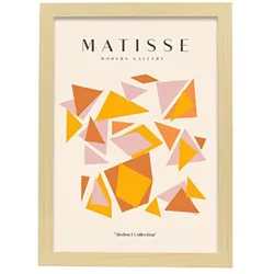 POSTER Matisse Fauvismus Kunst A3 Rahmen Aus Hellem Holz