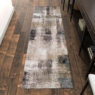Feizy-Ds "Edric Rug Runner Multi Earth 2'6"" x 7'3"", 2'6"" x 7'3"", Multi Earth"