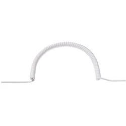 Bachmann 692.282 Stromkabel Weiss 7,5 m (7.50 m), Stromkabel, Weiss