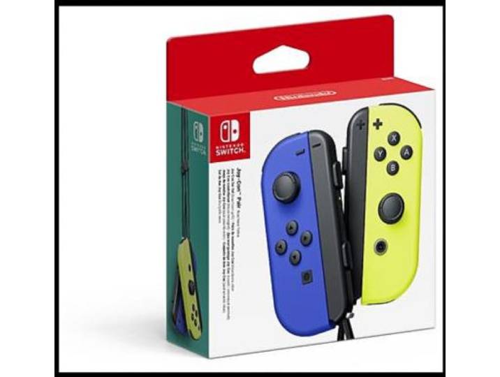 Nintendo - Manette Joy-Con Bleue/Jaune Néon