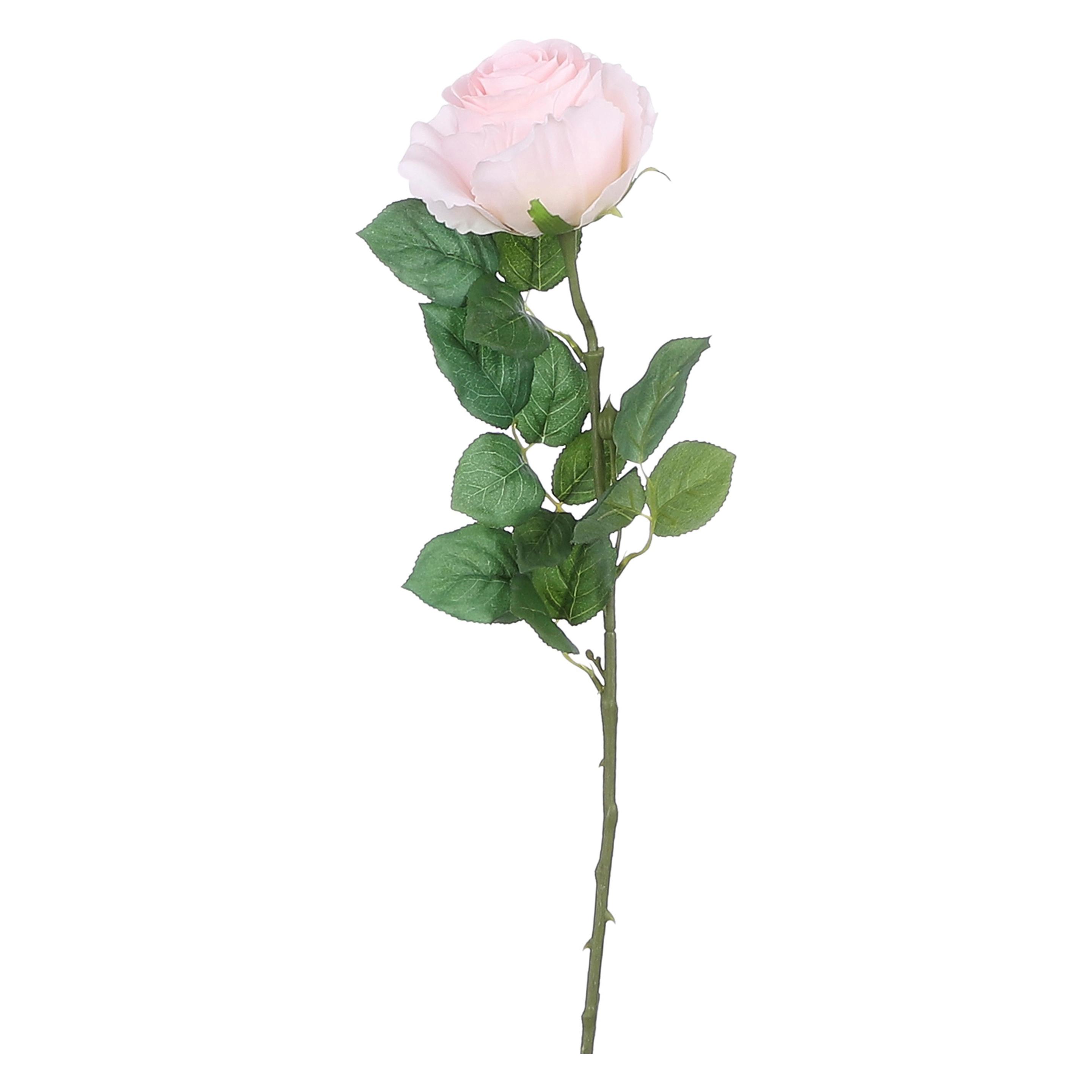Mica Decorations Kunstblume Rose Stängel rosa 69cm (1097650)