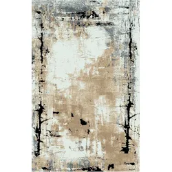 Webteppich Stone 200 x 290 cm Polypropylen Beige