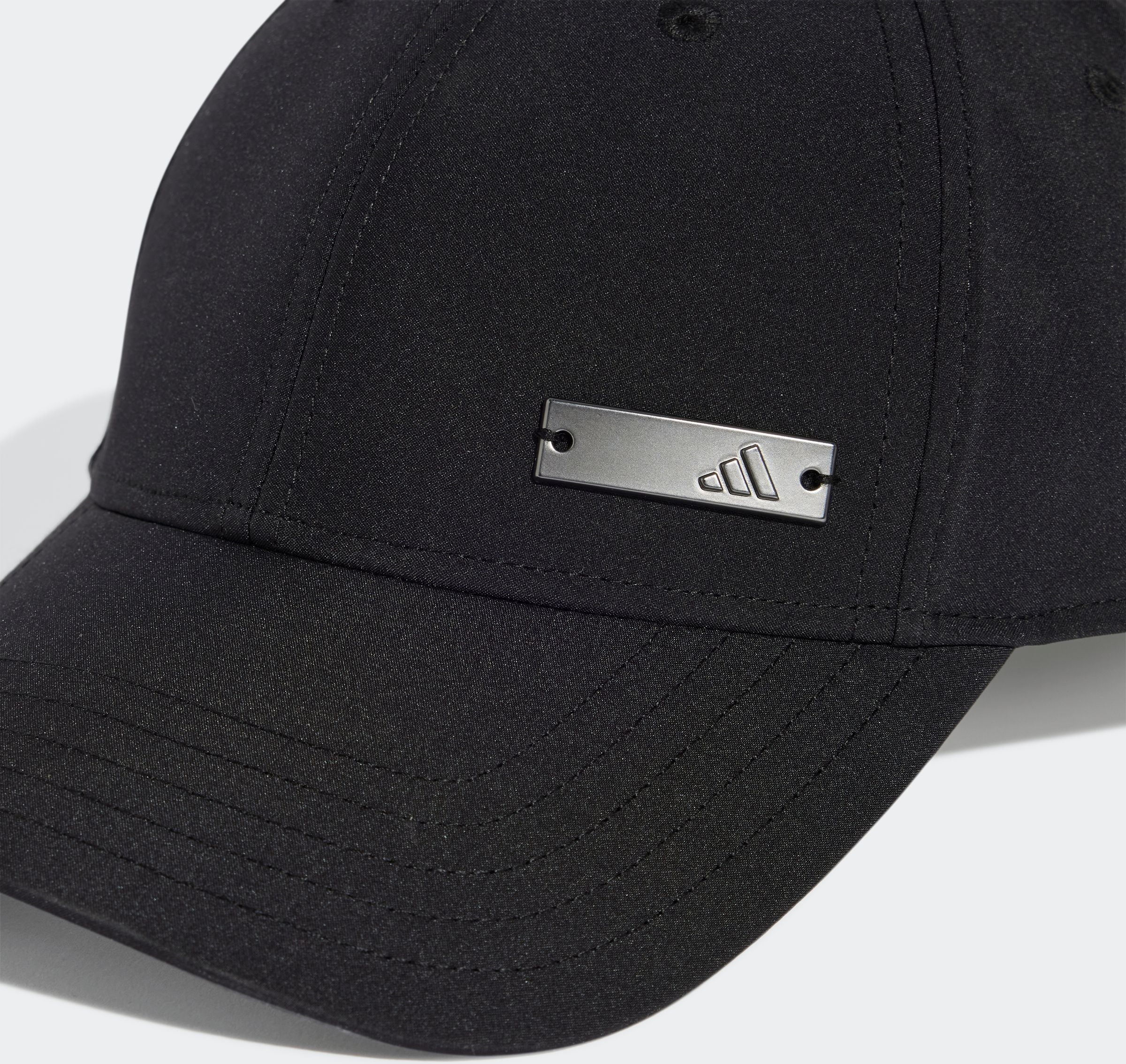 Baseball Cap ADIDAS PERFORMANCE "BB CAP LT MET", schwarz, Obermaterial: 100% Polyester, Caps Baseball Cap, sportlicher Stil, für Erwachsene schwarz Einheitsgröße