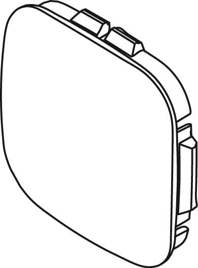 Ideal Standard Griffkappen, quadratisch, Chrom F960868AA