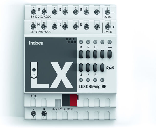 Theben Smart Home-System 6 canaux LUXORliving B6 (4800430)