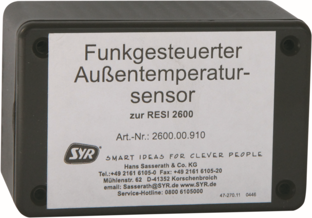 Syr - Sasserath Resi 2600 Frostsensor 2600.00.910 Funkgesteuert