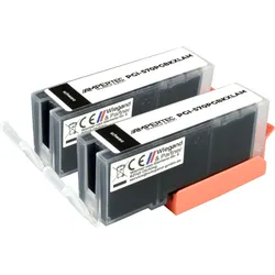 2 Ampertec Tinten ersetzt PGI-570PGBKXL Doppelpack schwarz