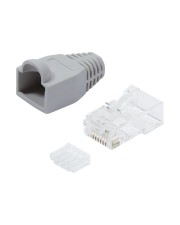 LogiLink Netzwerkanschluss RJ-45 S ungeschirmt CAT 6 Packung mit 100 (MP0023)