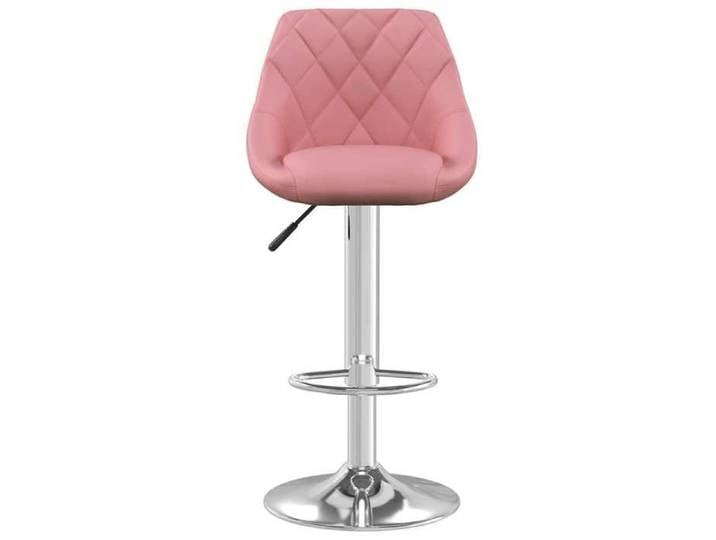 Elegant Tabouret de bar Rose Velours - Chaise Bar Haute(1parcel)21273