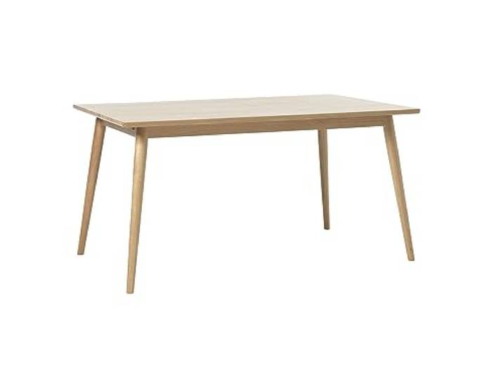 möbelando Esstisch >Blanes< in Klar Lackiert - 150x75x90 (BxHxT)