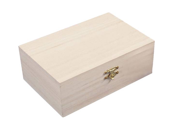 Holz Schatulle FSC Mix Credit, 15x10x5,5cm