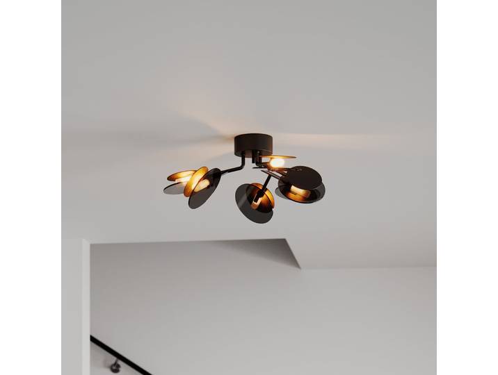 Turno Plafonnier Black/Gold - By Rydéns - Salon / séjour - Design - Métal
