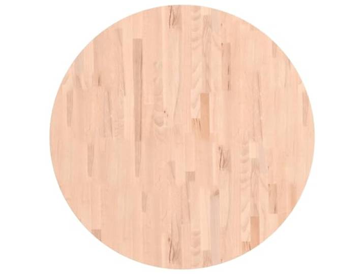 vidaXL Tischplatte Ø90x4 cm Rund Massivholz Buche
