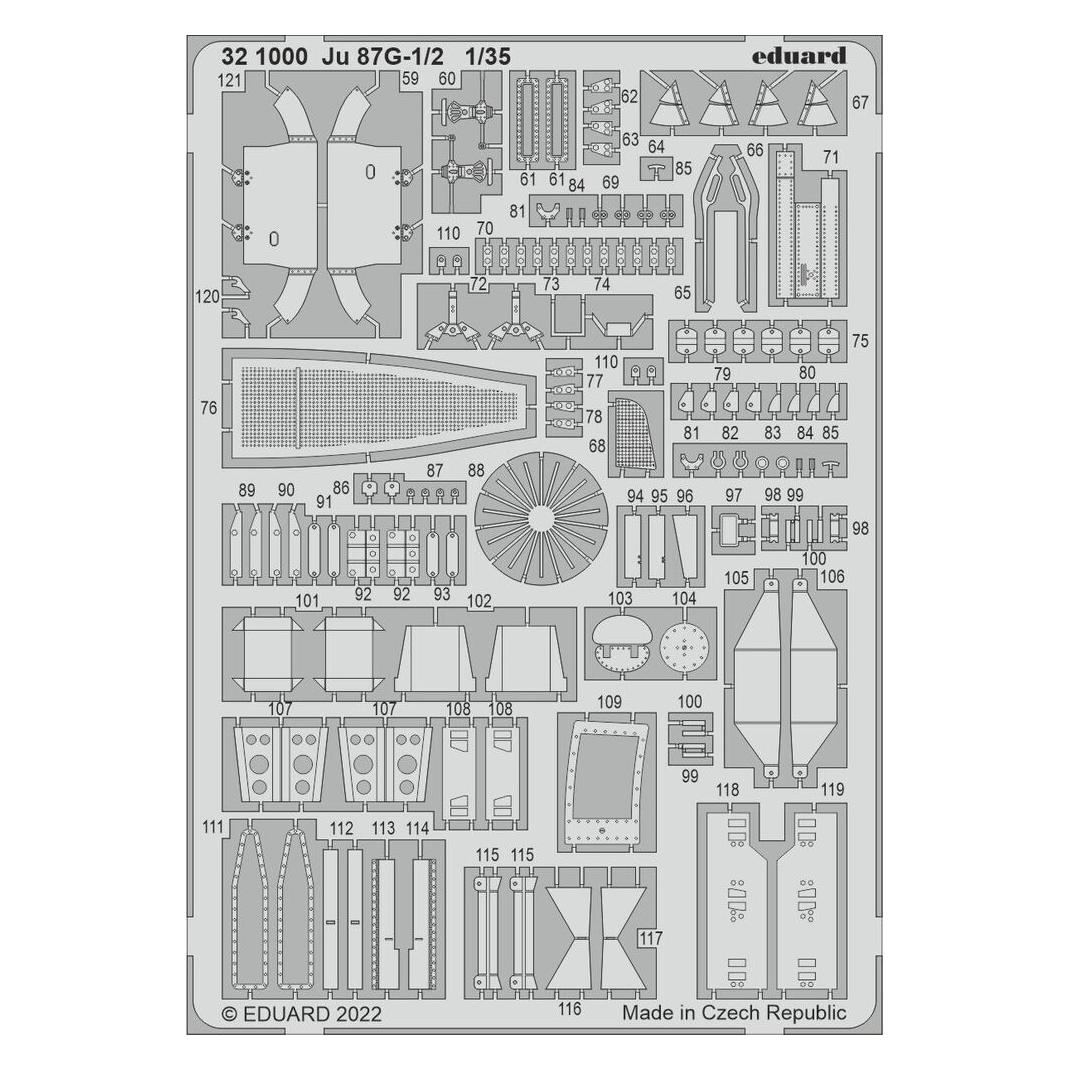 Eduard Ju 87G-1/2 for BORDER MODEL (321000)