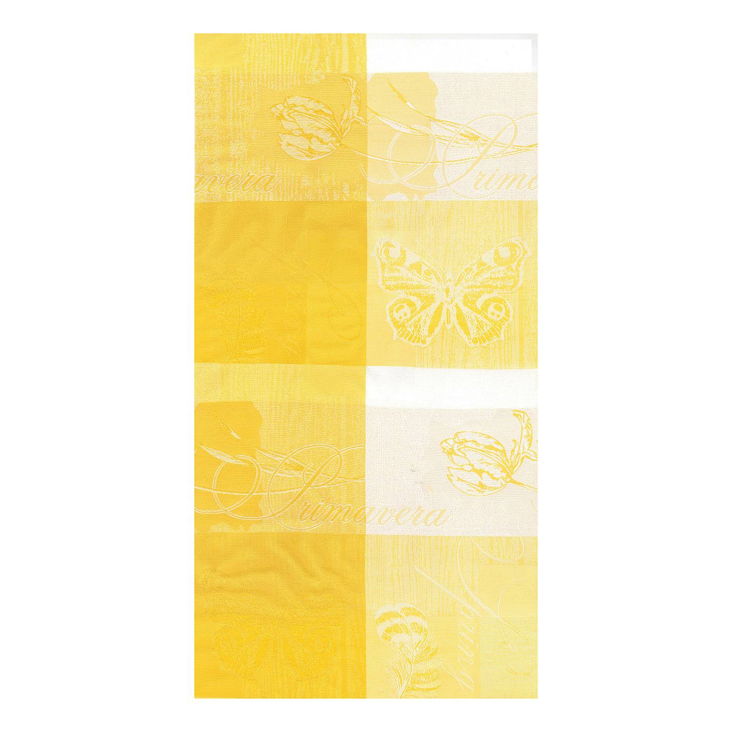 home24 Tafelloper Summer Garden geel B: 48 cm, L: 175 cm